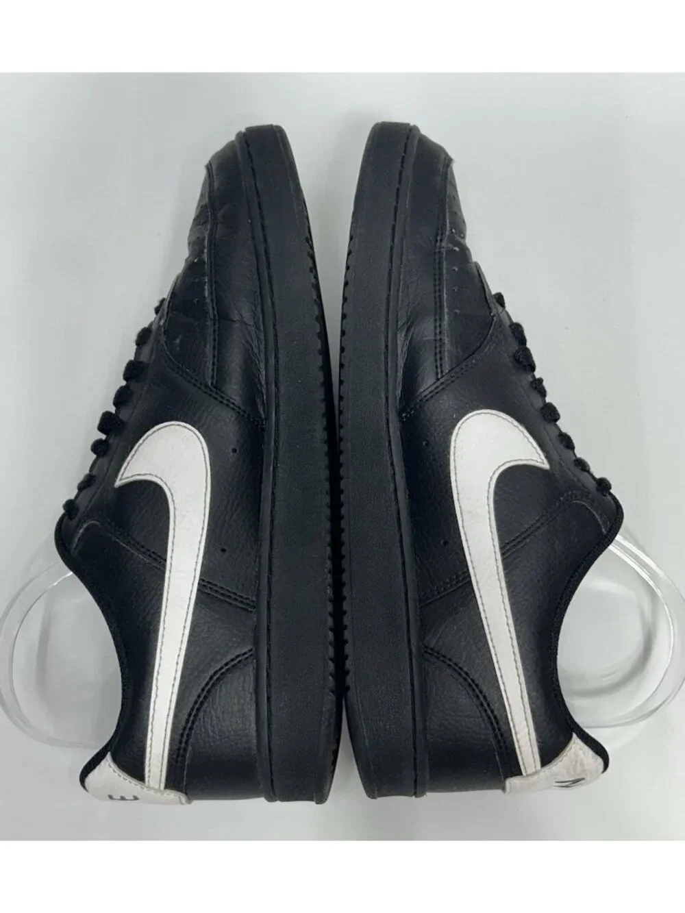 Nike Court Vision Low Next Nature Mens Size 9.5 EU43 Black White FZ0630-010